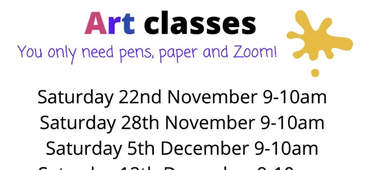 Online Art classes for Kids Via Zoom – Donations to the PTA Online Art classes for Kids Via Zoom – Donations to the PTA